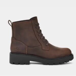 UGG Women's Dark Brown Combat Boots